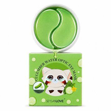 Гідрогелеві патчі для очей з екстрактом огірка Sersanlove Cucumber Water Optic Eye Mask 90 г 60 шт K75363320-ID3153654662 фото