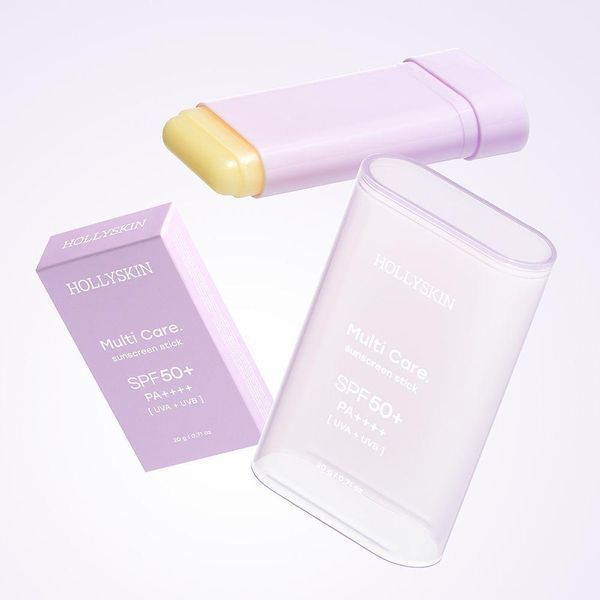 Набор для лица HOLLYSKIN: Солнцезащитный сток для лица Multi Care SPF 50+ и Крем для очищения кожи лица So Clean 0526h фото
