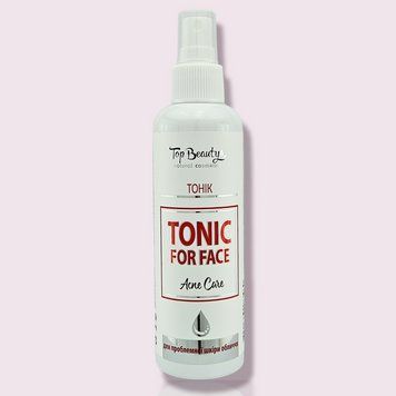 Заспокійливий тонік для проблемної шкіри Top Beauty Tonic for Face Acne Care, 200 ml 00-00000199 фото