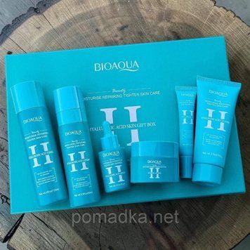 Набір для догляду за обличчям Bioaqua Hyaluronic Acid Skin Gift Box 6 засобів K573469268-ID3149342347 фото