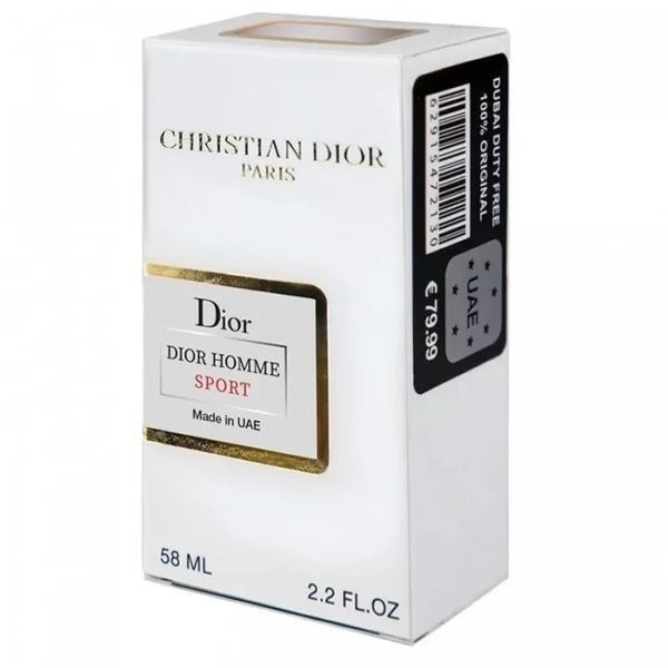 Чоловіча парфумована вода у стилі Dior Homme Sport 58 мл 16371-01 фото