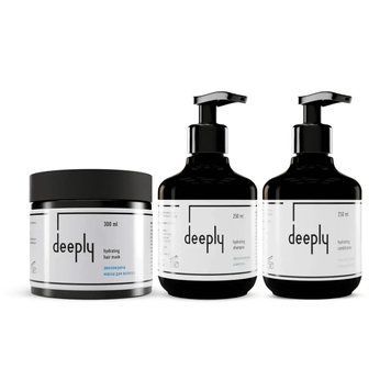 Набір для зволоження волосся Deeply (shampoo, hair mask, conditioner) DPPRT6 фото
