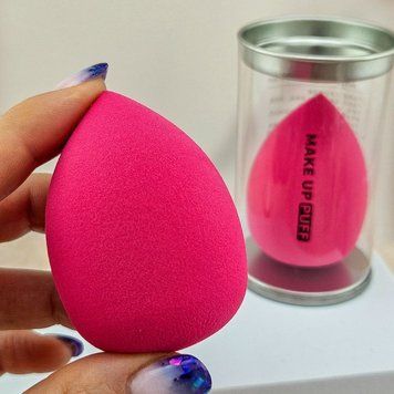 Спонж для макіяжу в формі краплі Рожевий Puff Make Up Beauty Blender 2017458436 фото