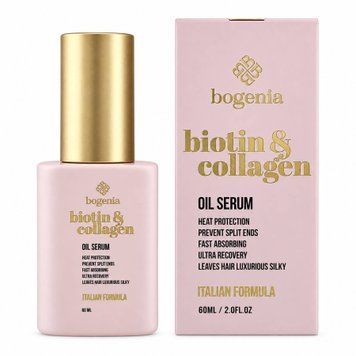 Сыворотка-масло для волос Bogenia Biotin & Collagen Oil Serum BG451.004 60 мл BG451.004 фото