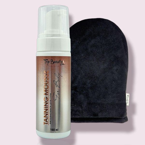 Набор для автозагара тела Top Beauty Tanning Mousse For Body УТ-00000181 фото