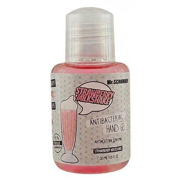 Антисептик для рук Mr. Scrubber Anti Bacterial Hand Gel Strawberry Milkshake 30 мл 0210 фото