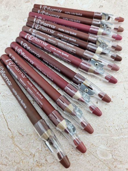Набір матових олівців для губ Flormar Matte Color Lipstick з точилкою упаковка 12 шт 2005069573 фото