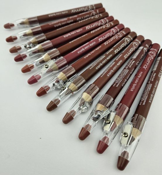 Набір матових олівців для губ Flormar Matte Color Lipstick з точилкою упаковка 12 шт 2005069573 фото