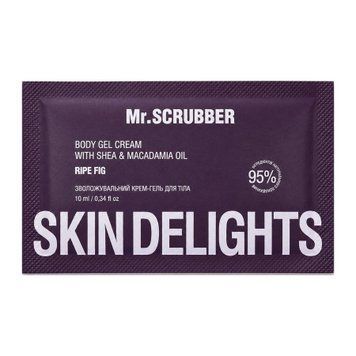 Зволожувальний крем-гель для тіла Mr. Scrubber Body Gel Cream Skin Delights Ripe Fig 10 мл 2084 фото