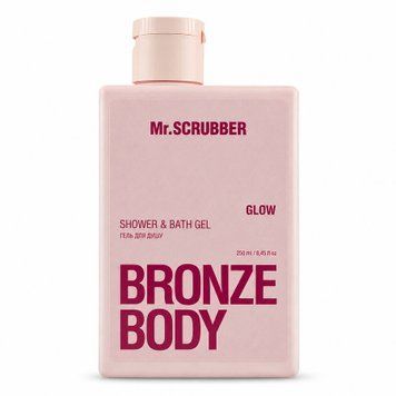 Гель для душу Mr. Scrubber Shower & Bath Gel Bronze Body Glow 250 мл 1966 фото