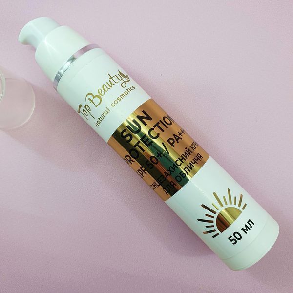 Сонцезахисний крем для обличчя з ліфтинг-ефектом Top Beauty Sun Protection SPF 50+/PA+++, 50 ml 00-00000236 фото