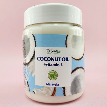 Рафінована кокосова олія Top Beauty Coconut + Vitamin E 250 мл 00-00000016 фото