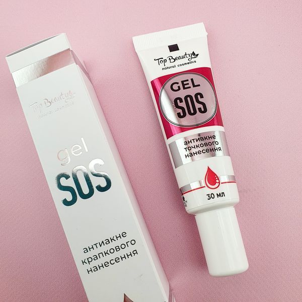Гель SOS анти-акне точечного нанесения Top Beauty Gel SOS, 30 ml 00-00000170 фото