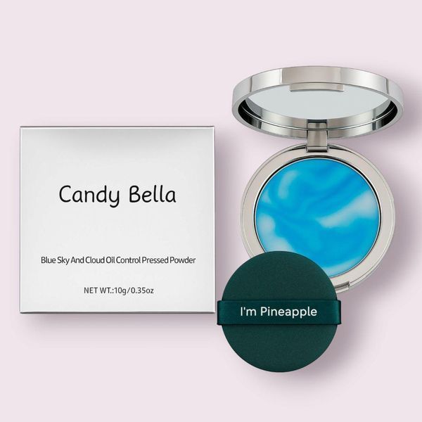 Восковая матирующая пудра Candy Bella Blue Sky And Cloud Oil Control Pressed Powder 10 г 2611971696 фото