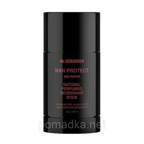 Парфумований дезодорант Mr.SCRUBBER Natural Perfumed Deodorant Stick Man Protect Red Pepper, 50 g 1429 фото
