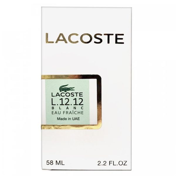 Чоловіча парфумована вода у стилі Lacoste L.12.12 Blanc Eau Fraiche 58 мл 17042-01 фото