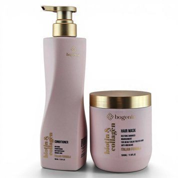Набір для догляду за волоссям з біотином та колагеном Bogenia Biotin & Collagen 2 в 1 CS4580790-ID3095409851 фото