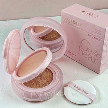 Кушон-пудра 2 в 1 Gege Bear Bare Clear Double Cushion Powder №02 20 г K77773333-ID3096575283 фото