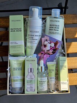 Набор Hollyskin Glycolic AHA Acid Care 5 в 1 CS6201240-ID2124857937 фото