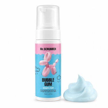 Парфумована пінка для душу з ароматом жувальної гумки Mr. Scrubber Shower Foam Bubble Gum 150 мл 1100 фото