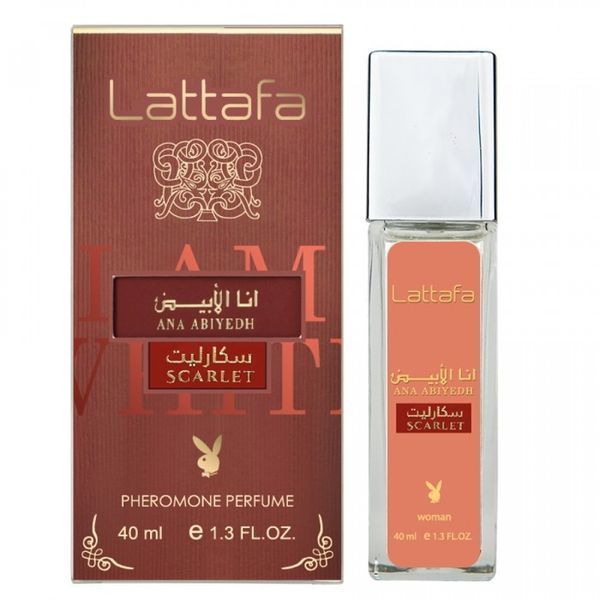 Жіноча парфумована вода з феромонами у стилі Lattafa Ana Abiyedh Scarlet 40 мл 19508-01 фото
