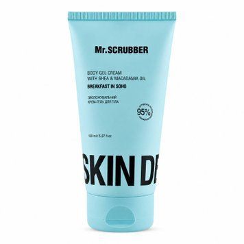 Зволожувальний крем-гель для тіла Mr. Scrubber Body Gel Cream Skin Delights Breakfast in Soho 150 мл 1455 фото