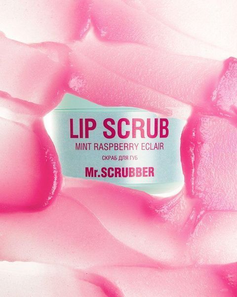 Скраб для губ із ароматом м&rsquo;ятно-малинового еклера Mr.SCRUBBER Lip Scrub Mint Raspberry Eclair 35 g 2068 фото