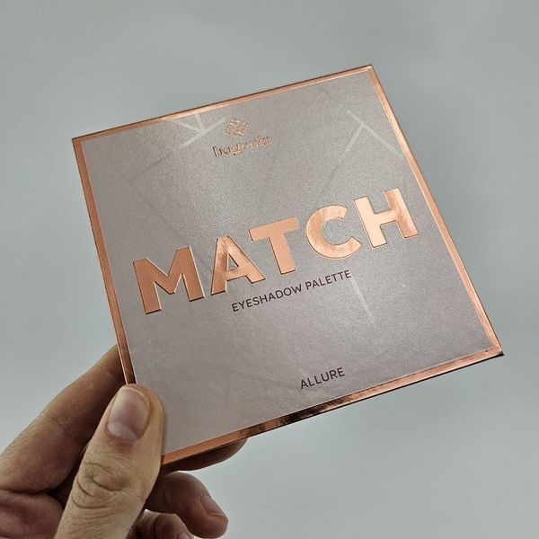 Палетка тіней для повік 9 відтінків Bogenia MATCH Allure 144 г BG904 фото