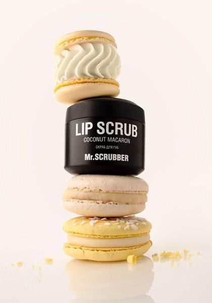 Скраб для губ із ароматом кокосового макарона Mr.SCRUBBER Lip Scrub Coconut Macaron 35 g 2065 фото