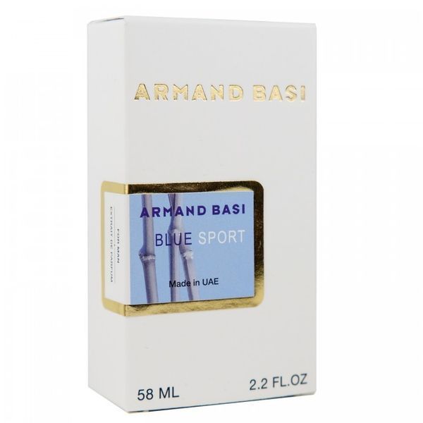 Чоловіча парфумована вода у стилі Armand Basi Blue Sport 58 мл 16998-01 фото