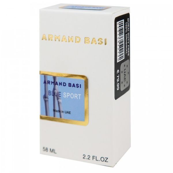 Чоловіча парфумована вода у стилі Armand Basi Blue Sport 58 мл 16998-01 фото