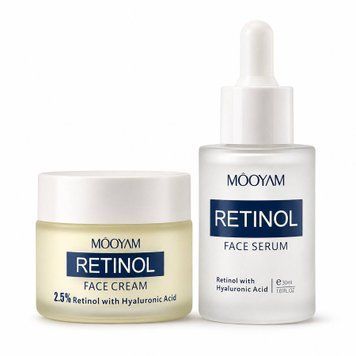 Набір для догляду за обличчям MOOYAM Retinol 2 в 1 (крем 50 г, сироватка 30 мл) CS1080470-ID3178277218 фото