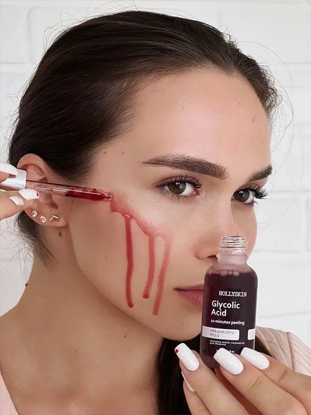 Кислотная пилинг-сыворотка для лица HOLLYSKIN Glycolic Acid, 30 ml 0243h фото
