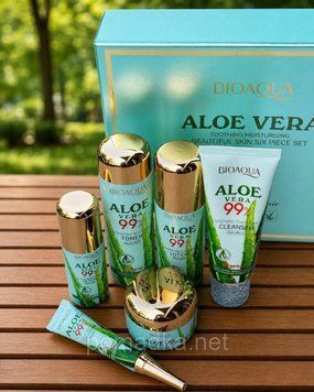 Набор косметики для лица Bioaqua Aloe Vera Soothing 6 в 1 NO.BQY14788 фото