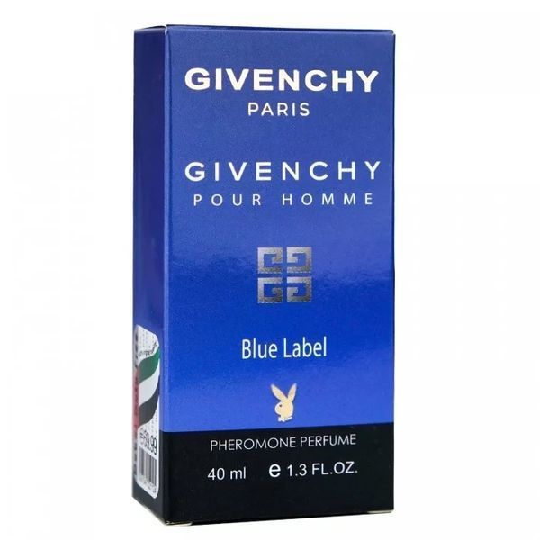 Мужская парфюмированная вода с феромонами в стиле Givenchy Pour Homme Blue Label 40 мл 16864-01 фото