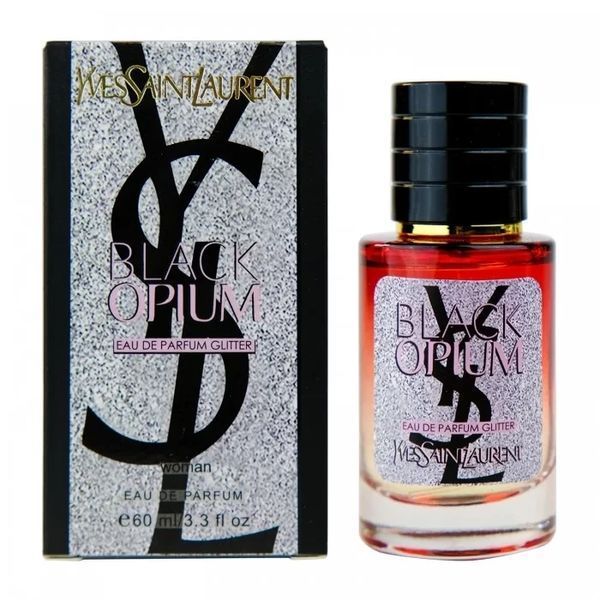 Жіноча парфумована вода у стилі Yves Saint Laurent Black Opium Glitter 60 мл 19165-01 фото